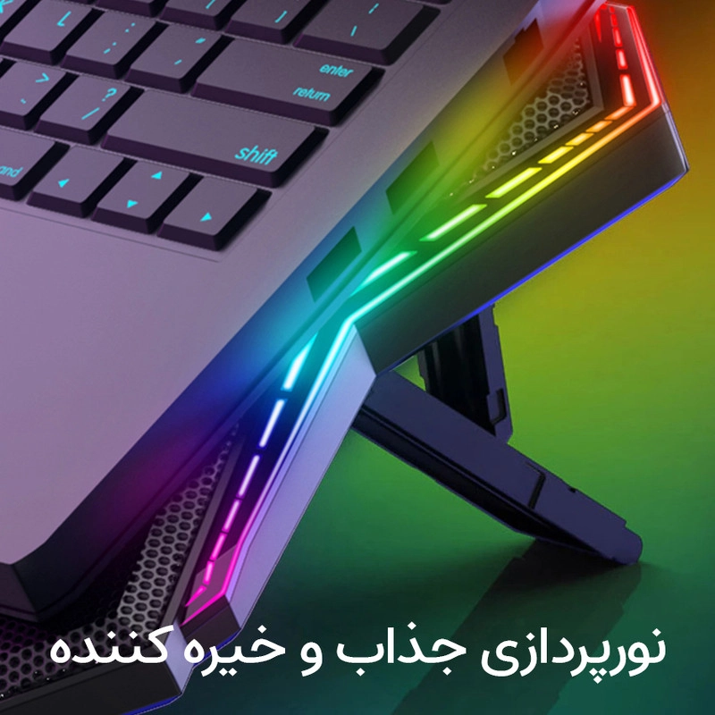 پایه خنک کننده لپ تاپ کول کلد مدل K40