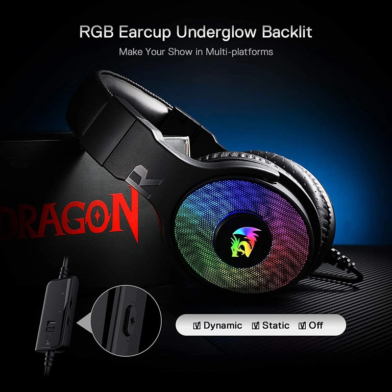 هدست مخصوص بازی ردراگون مدل Pandora H350 - سفید