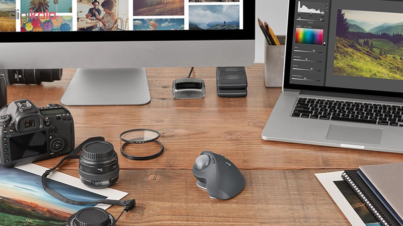 ماوس بی سیم لاجیتک مدل MX ERGO TRACKBALL - نوک مدادی