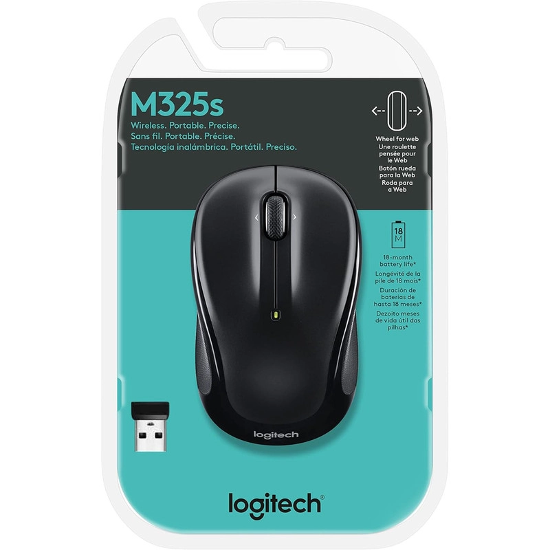 ماوس بی سیم لاجیتک مدل M325s - ذغالی