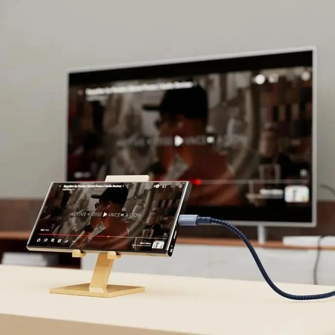 کابل تبدیل USB-C به HDMI پرودو مدل 4KHDCBK طول 1.8 متر