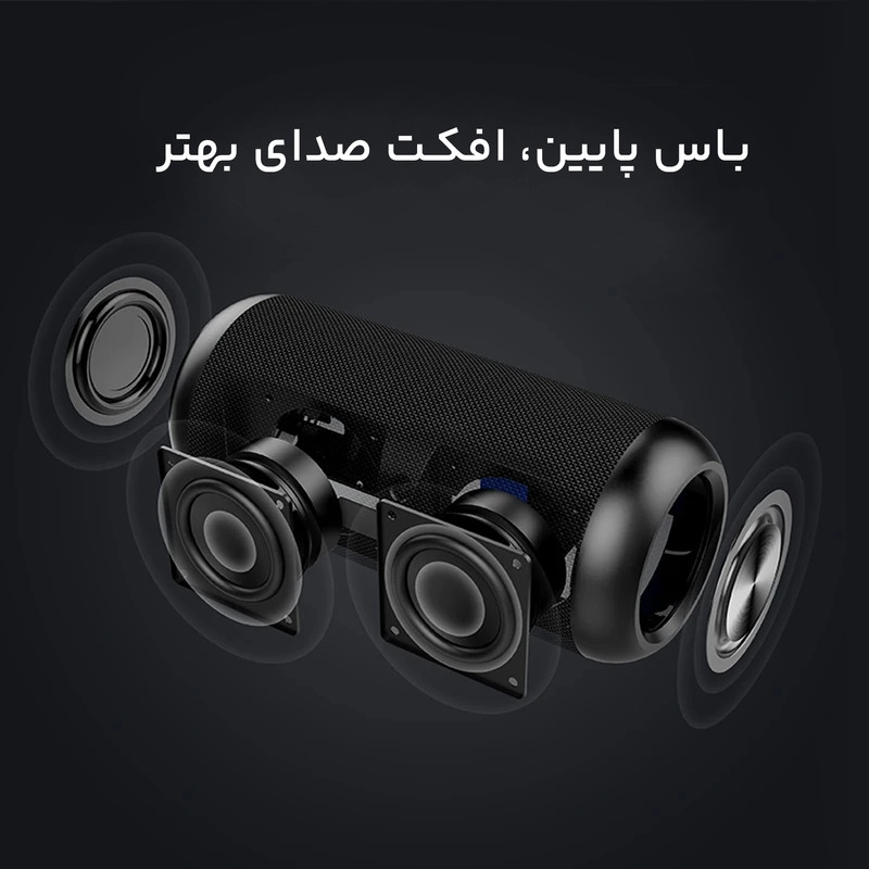 اسپیکر بلوتوثی قابل حمل میفا مدل A8-L - قرمز