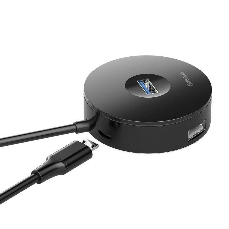 هاب 5 پورت USB باسئوس مدل Round Box