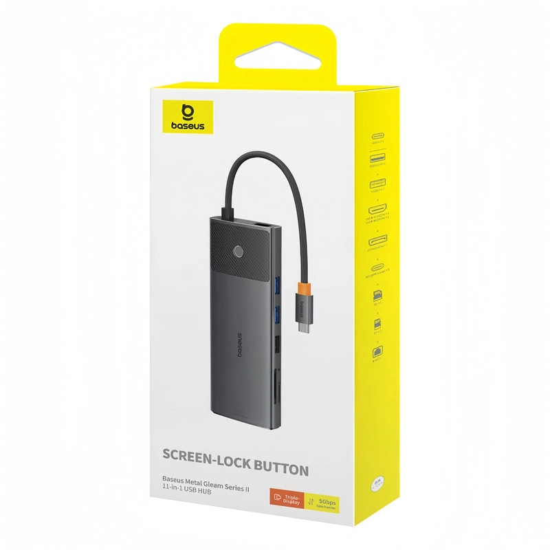 هاب 11 پورت USB-C بیسوس مدل BS-OH098