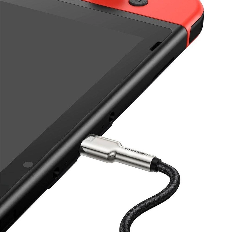 کابل تبدیل USB-C باسئوس مدل Metal Series 100W طول 2 متر - مشکی