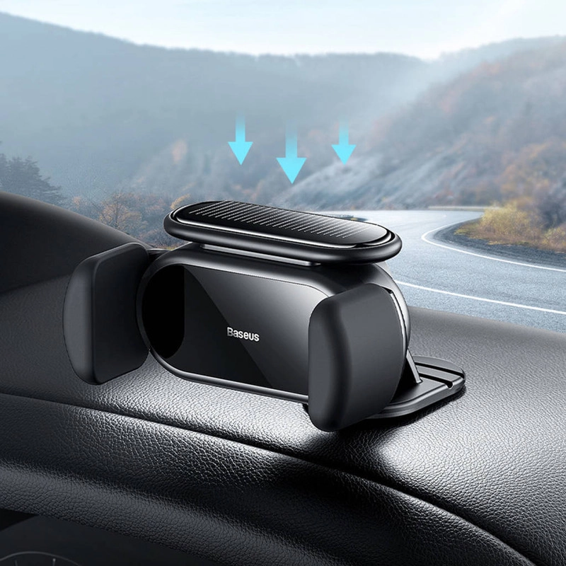 پایه نگهدارنده گوشی موبایل بیسوس مدل Solar Electric Car Mount