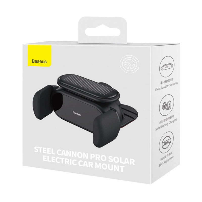 پایه نگهدارنده گوشی موبایل بیسوس مدل Solar Electric Car Mount