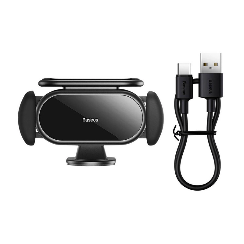 پایه نگهدارنده گوشی موبایل بیسوس مدل Solar Electric Car Mount