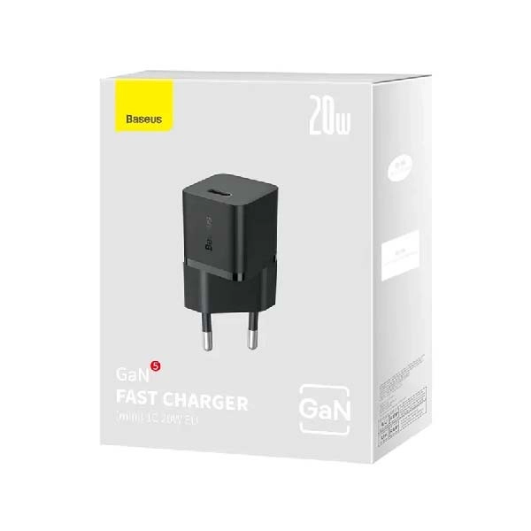 شارژر دیواری 20 وات بیسوس مدل GaN5 EU CCGN05010 - سفید