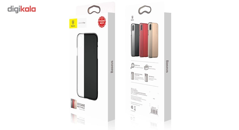 کاور باسئوس مدل Half to Half Case مناسب برای گوشی موبایل آیفون X/10