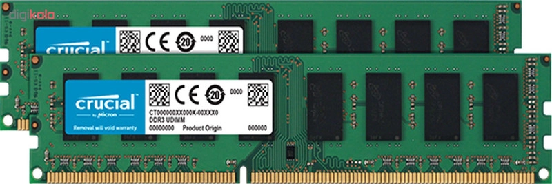 رم دستکتاپ DDR3 تک کاناله 1600 مگاهرتز CL11 کروشیال ظرفیت 8 گیگابایت