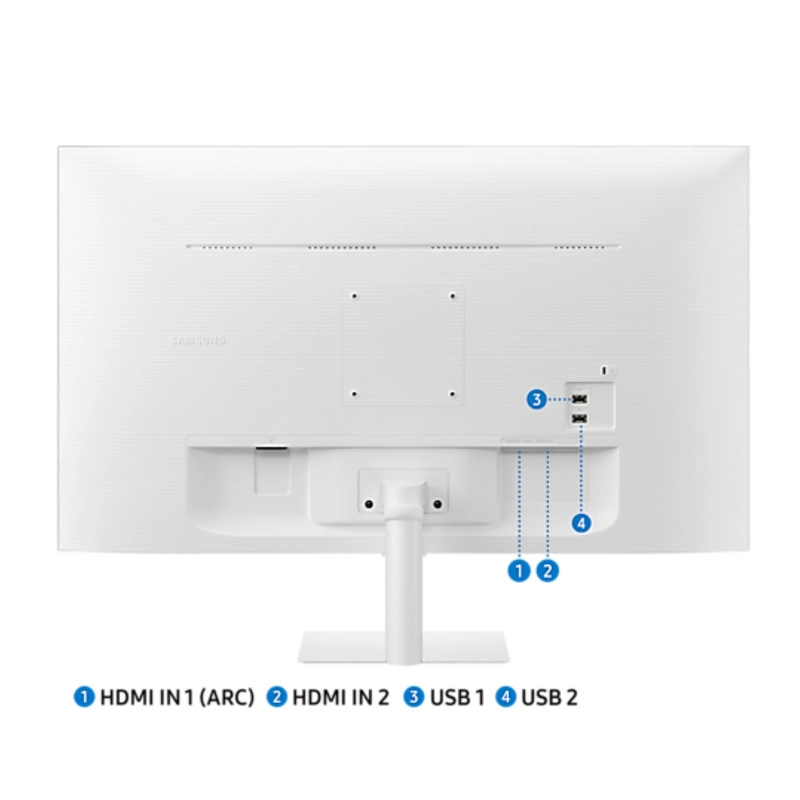 مانیتور هوشمند سامسونگ مدل LS32CM501EMXUE سایز 32 اینچ - مشکی