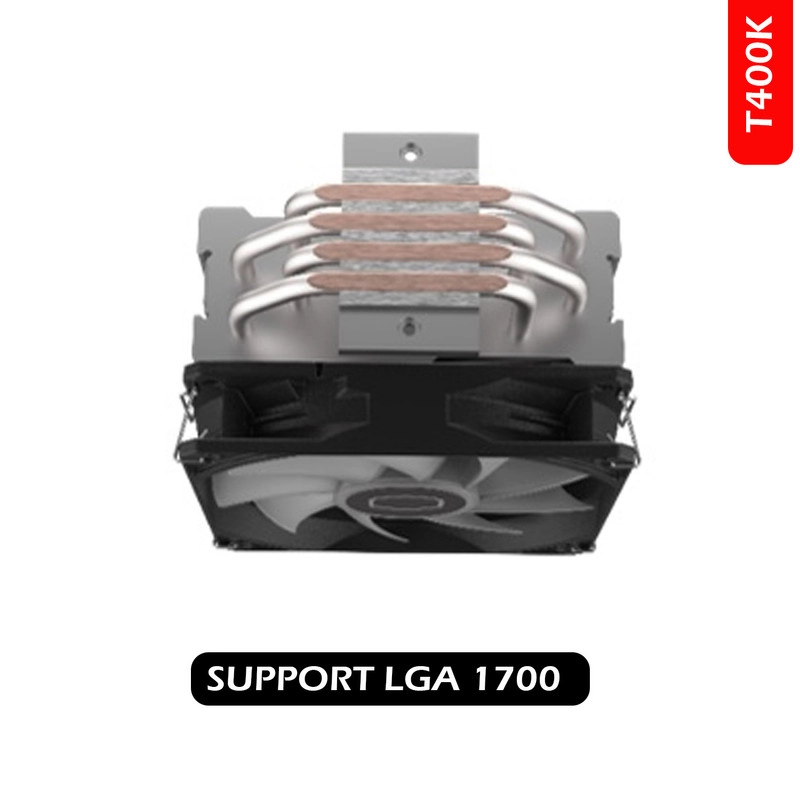 خنک کننده پردازنده کولر مستر مدل T400k ARGB LGA1700