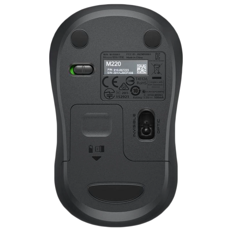 ماوس بی سیم لاجیتک مدل M220 - ذغالی