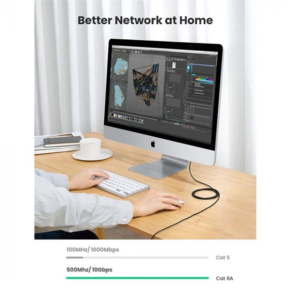 کابل شبکه CAT6 یوگرین مدل NW122-70332