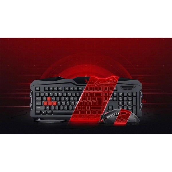 کیبورد مخصوص بازی بلادی مدل B-2100 به همراه ماوس
