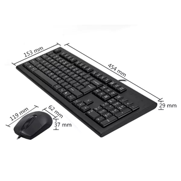 کیبورد و ماوس ای فورتک مدل KR-8572S