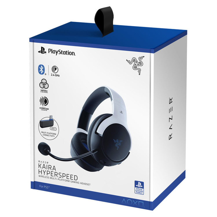 هدست بی سیم ریزر مدل Kaira HyperSpeed PlayStation