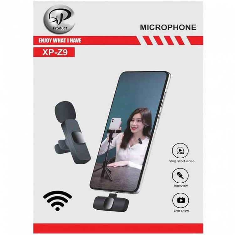 میکروفون یقه ای بی سیم ایکس پی-پروداکت مدل XP-Z9