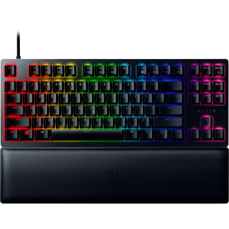 کیبورد گیمینگ ریزر مدل Huntsman V2 Tenkeyless Purple Switch