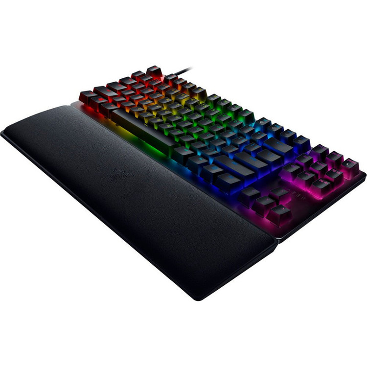 کیبورد گیمینگ ریزر مدل Huntsman V2 Tenkeyless Purple Switch