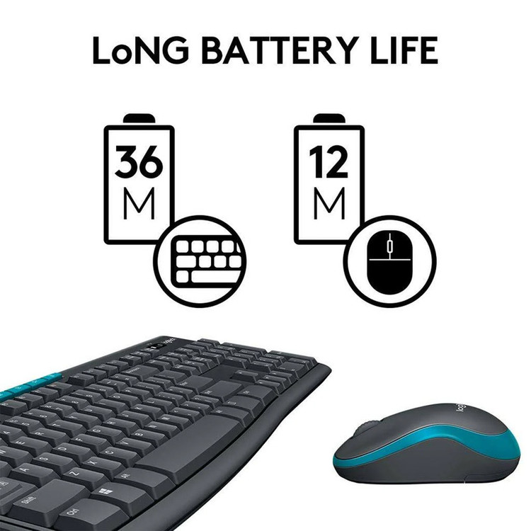 کیبورد و ماوس بی سیم لاجیتک مدل MK275