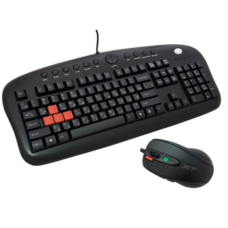 کیبورد و ماوس گیمینگ ای فورتک مدل KX-2810BK