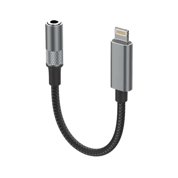 مبدل لایتنینگ به جک 3.5 میلی متری الدینیو مدل LSY80I