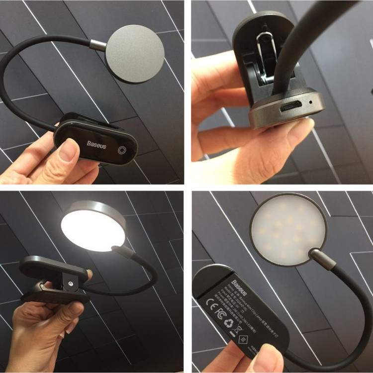 چراغ مطالعه باسئوس مدل COMFORT READING MINI CLIP