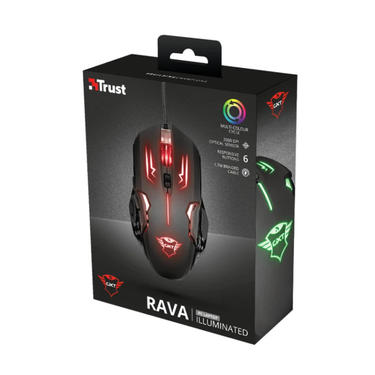 ماوس گیمینگ تراست مدل GXT 108 Rava