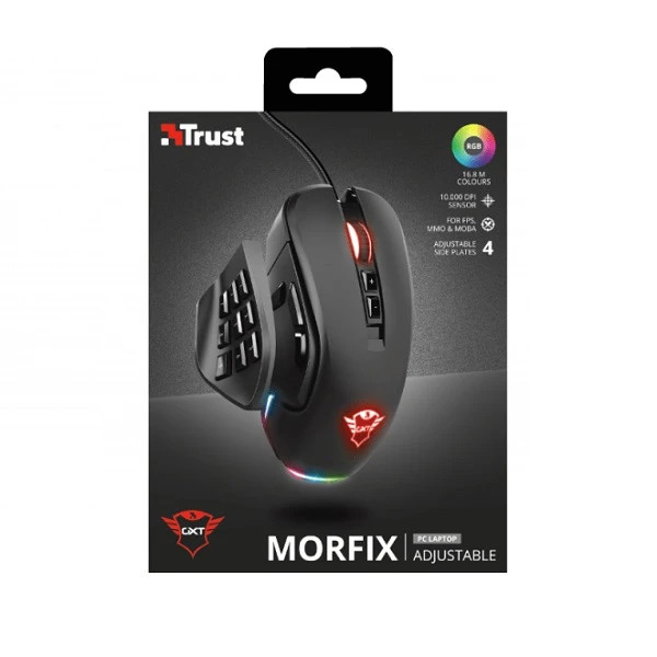 ماوس گیمینگ تراست مدل GXT 970 Morfix Customisable