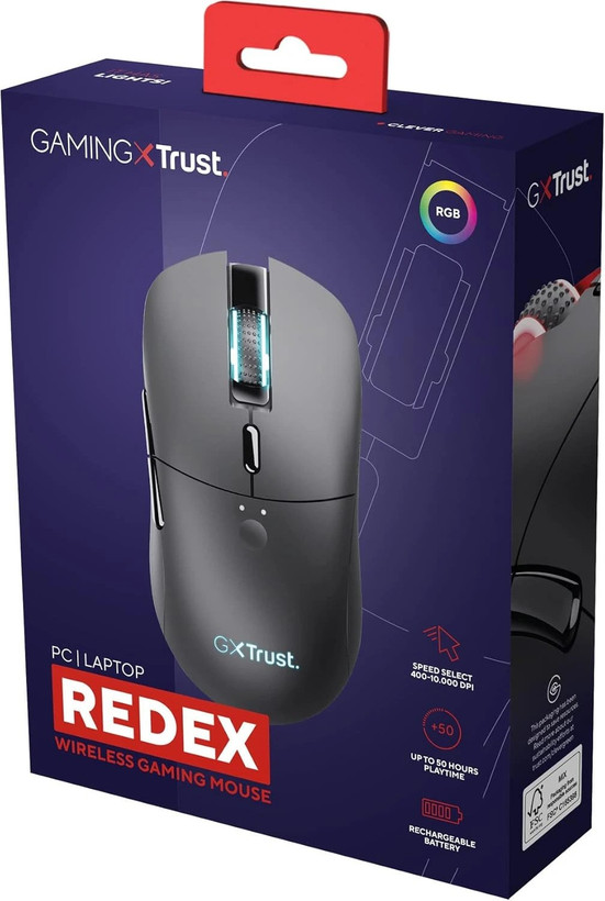 ماوس بی سیم گیمینگ تراست مدل GXT 980 Redex