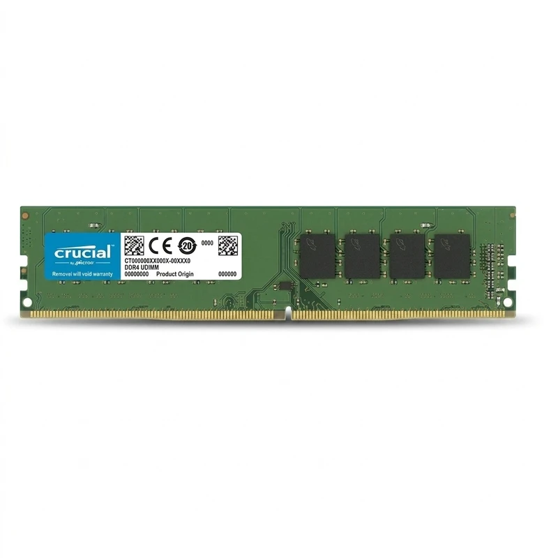 رم کامپیوتر کروشیال DDR4 تک کاناله 16 گیگابایت 3200 مگاهرتز CL22